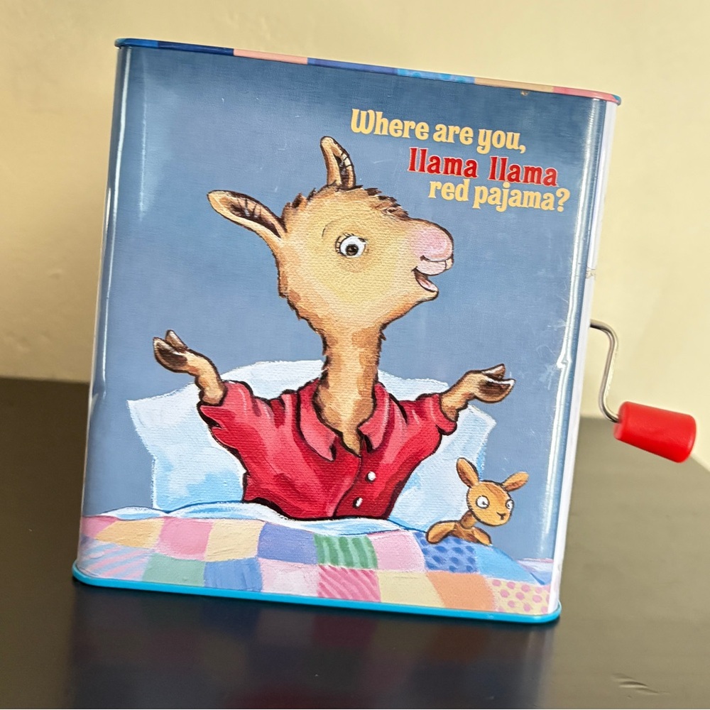 Llama Llama by Anna Dewdney. Jack in the box. Metal. 2016.